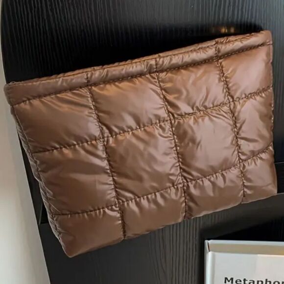 Brown Quilted Pouch - Picture 3 of 3